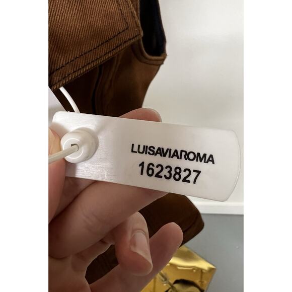 NWT Ganni Womens Brown Button Up Vest Size 38 Tailored Fit Fall Utility Casual - Picture 3 of 16